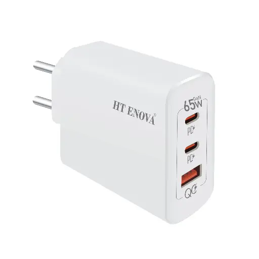 [C1A3T.T.S2HT-1] USB + 2 Type C 65 Watt Gallium nitride - GAN Adapter