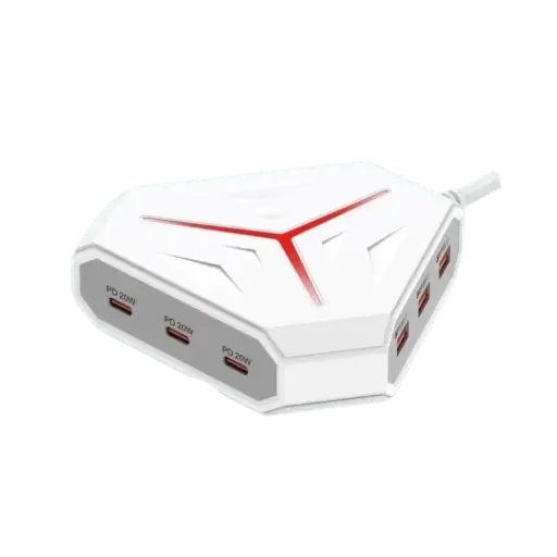HT ENOVA Charging Hub Fusion 6 with 3 usb & 3 Type C Ports